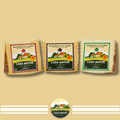 Manchego Cheese D.O.P – Ages Trio Pack (3-Month, 12-Month & 18-Month Wedges) – 3 Wedge Assortment – Spanish Sheep’s Milk Cheese by Casa Mayor